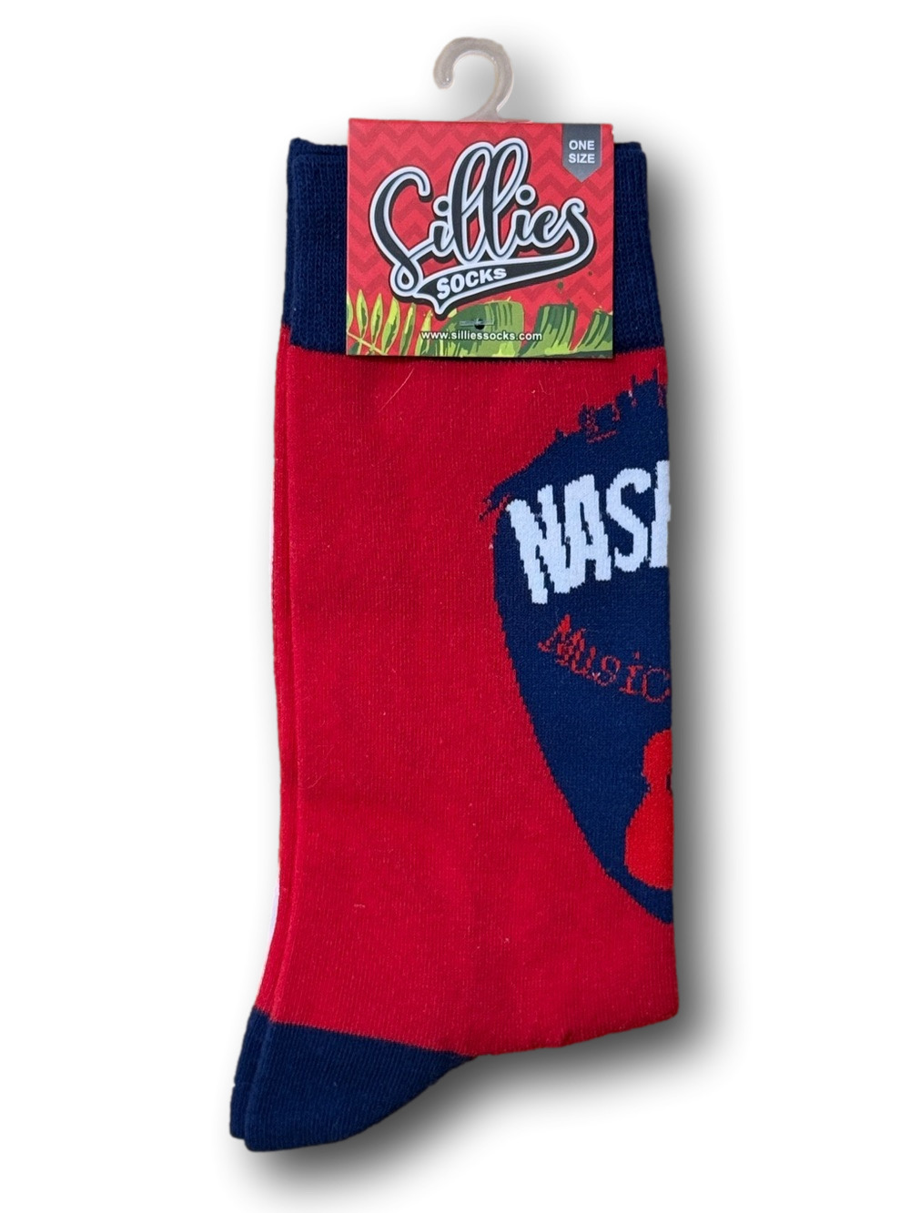 3/$18 Nashville Tennessee "Nashville Music City" Funny Novelty Crew Socks - NWT